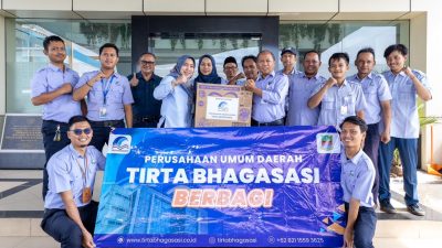 Peduli Warga Terdampak Banjir di Bekasi, Perumda Tirta Bhagasasi Salurkan Bantuan Kemanusiaan