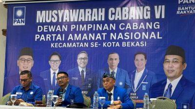 Targetkan 8 Kursi DPRD di Pemilu 2029, PAN Kota Bekasi Lakukan Penyegaran Pengurus DPC