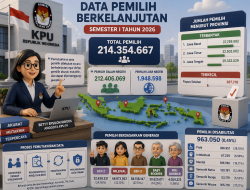 KPU RI Tetapkan 214,35 Juta Pemilih di Semester I 2026, Jawa Barat Masih Duduki Angka Tertinggi