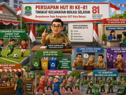 Camat Cup hingga Festival Talenta RW Bakal Meriahkan HUT RI ke-81 Kecamatan Bekasi Selatan