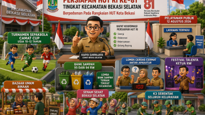 Camat Cup hingga Festival Talenta RW Bakal Meriahkan HUT RI ke-81 Kecamatan Bekasi Selatan