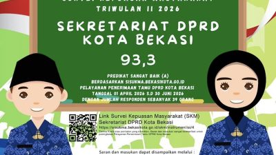 Raih Nilai IKM 93,3, Sekretariat DPRD Kota Bekasi Sandang Predikat Pelayanan Penerimaan Tamu “Sangat Baik”