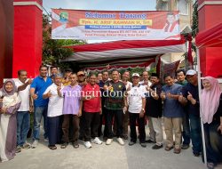 Reses III di Teluk Pucung, Arief Rahman Hakim Resmikan Gapura dan Siap Bangun Drainase