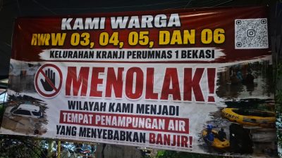 Langganan Banjir, Warga Perumnas I Pertanyakan Tata Kelola Perencanaan Kota Bekasi