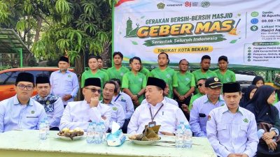 Lewat GEBER MAS, Kemenag Kota Bekasi Upayakan Masjid Bersih dan Nyaman